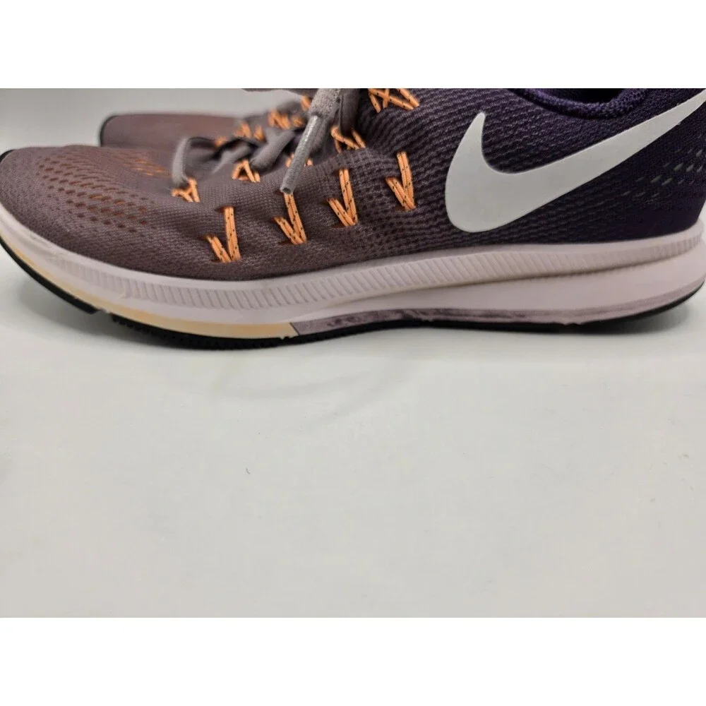 Nike Air Zoom Pegasus 33 Purple Athletic Running Shoes 831356-500 Women Size 10